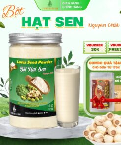 Bột Hạt Sen Nguyên Chất Powderfarm - Bột ngũ cốc dinh dưỡng