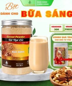 bột ngũ cốc tiện lợi cho bữa sáng powderfarm 10 loại hạt