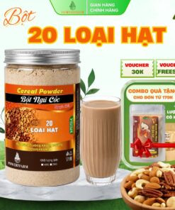 Bột ngũ cốc dinh dưỡng mix 20 loại hạt Powderfarm
