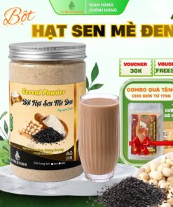 Bột hạt sen mè đen Powderfarm